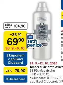 Tesco Tesori d'Oriente Aviváž nabídka