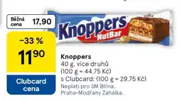 Tesco Knoppers nabídka