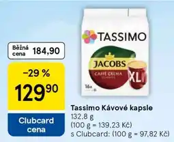 Tesco Tassimo kávové kapsle nabídka