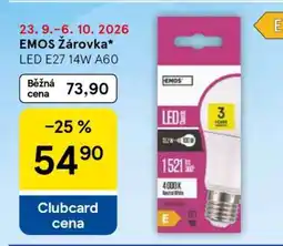 Tesco Emos Žárovka nabídka