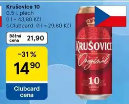 Tesco Krušovice 10 nabídka
