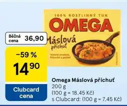 Tesco Omega Máslová příchuť nabídka