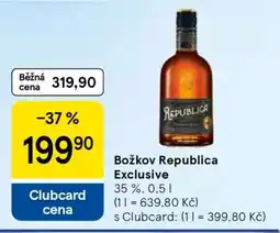 Tesco Božkov Republica Exclusive nabídka