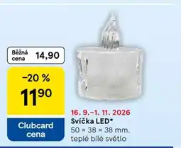 Tesco SVÍČKA LED nabídka