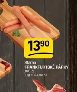 Flop Sláma frankfurtské párky nabídka