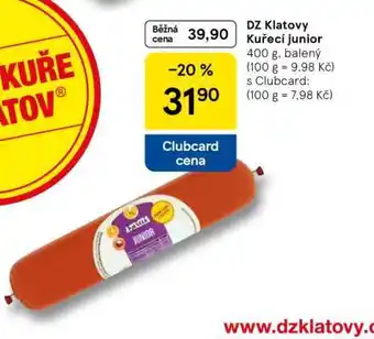 DZ Klatovy kuřecí junior