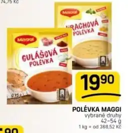Flop Maggi polévka nabídka