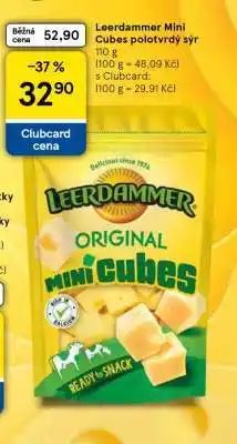 Tesco Leerdammer Mini Cubes polotvrdý sýr nabídka