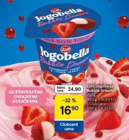 Tesco Zott Jogobella Bubble Dream nabídka