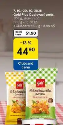 Tesco Gold Plus Obalovací směs nabídka
