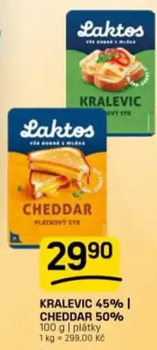 Flop Laktos králevic plátkový sýr nabídka
