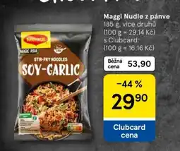 Tesco Maggi Nudle z pánve nabídka
