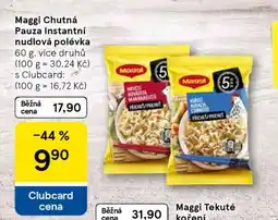 Tesco Maggi Chutná Pauza Instantní nudlová polévka nabídka