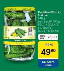 Tesco Machland Okurky 5−8 cm nabídka