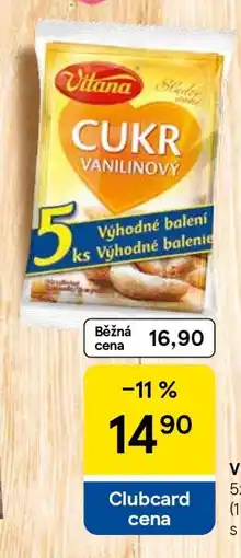 Tesco VITANA CUKR VANILINOVÝ nabídka