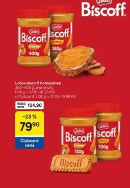 Tesco LOTUS Biscoff pomazánka nabídka
