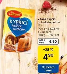 Tesco Vitana Kypřicí prášek do pečiva nabídka