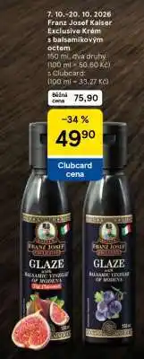 Tesco Franz Josef Kaiser Exclusive Krém s balsamikovým octem nabídka