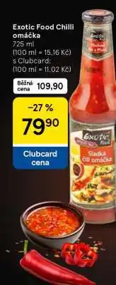 Tesco Exotic Food Chilli omáčka nabídka