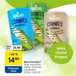 Tesco Racio Cornies nabídka