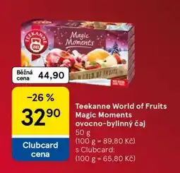 Tesco Teekanne World of Fruits Magic Moments nabídka