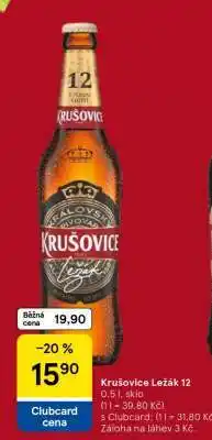 Tesco Krušovice Ležák 12 nabídka