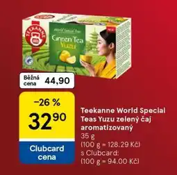 Tesco Teekanne World Special Teas Yuzu zelený čaj aromatizovaný nabídka