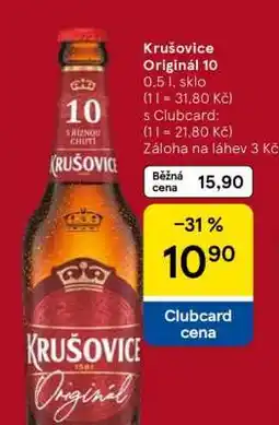 Tesco Krušovice Originál 10 nabídka