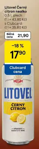 Tesco LITOVEL ČERNÝ CITRON NEALKO nabídka