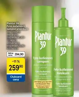 Tesco Plantur 39 Fyto-kofeinový šampon a tonikum nabídka