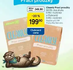 Tesco Cleanly Prací proužky nabídka