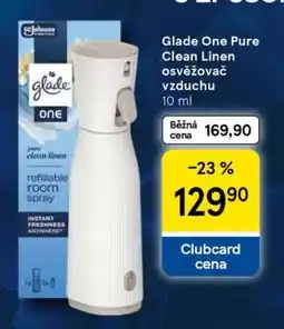 Tesco Glade One Pure Clean Linen osvěžovač vzduchu nabídka