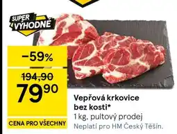 Tesco Vepřová krkovice bez kosti nabídka