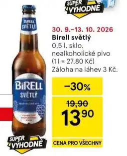 Tesco Birell světlý nabídka