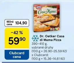 Tesco Dr. Oetker Casa di Mama Pizza nabídka