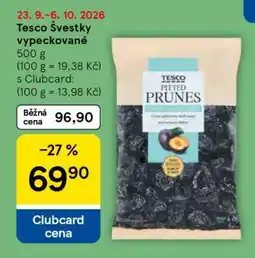 Tesco Tesco Švestky vypeckované nabídka