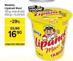 Tesco Madeta Lipánek Maxi nabídka
