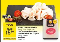Tesco Kuřecí šunka standard nabídka