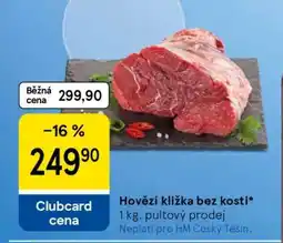 Tesco Hovězí kližka bez kosti nabídka