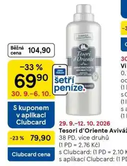Tesco Tesori d'Oriente Aviváž nabídka