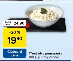 Tesco Třená niva pomazánka nabídka