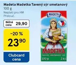 Tesco Madeta Madetka Tavený sýr smetanový nabídka
