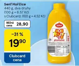 Tesco Senf Hořčice nabídka