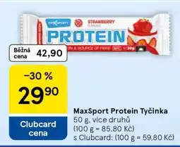 Tesco MaxSport Protein Tyčinka nabídka
