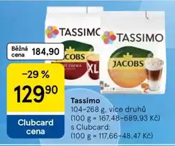 Tesco Tassimo nabídka