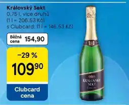 Tesco Královský Sekt nabídka