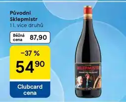 Tesco Původní Sklepmistr nabídka