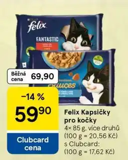 Tesco Felix kapsičky pro kočky nabídka