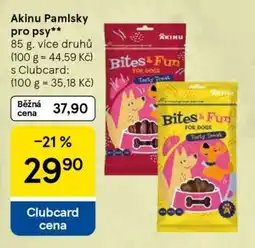 Tesco Akinu Pamlsky pro psy nabídka