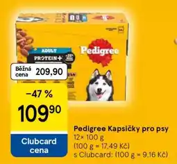 Tesco Pedigree kapsičky pro psy nabídka